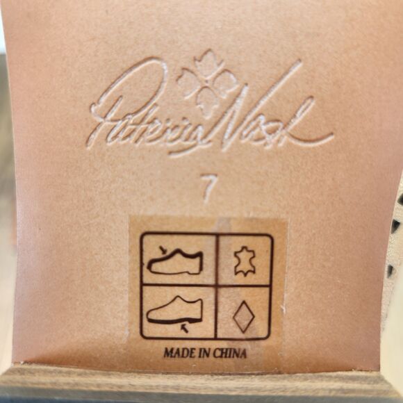 Patricia Nash Sabrina Womens Size 7 Brown Perforated Genuine Leather Ankle Boots - Picture 9 of 9